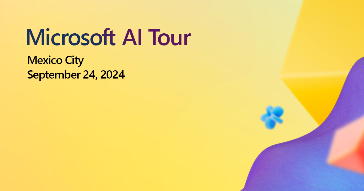 Su inicio de Microsoft AI Tour